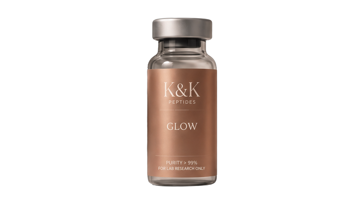 K&K Peptides Glow 50/10/10mg vial