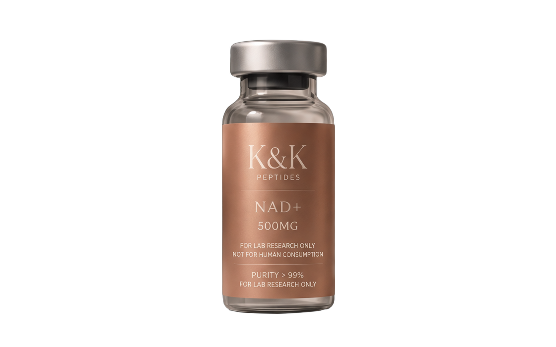 K&K Peptides NAD+ 500mg vial